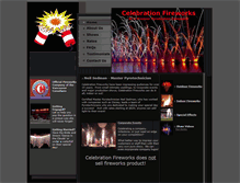 Tablet Screenshot of celebrationfireworks.ca